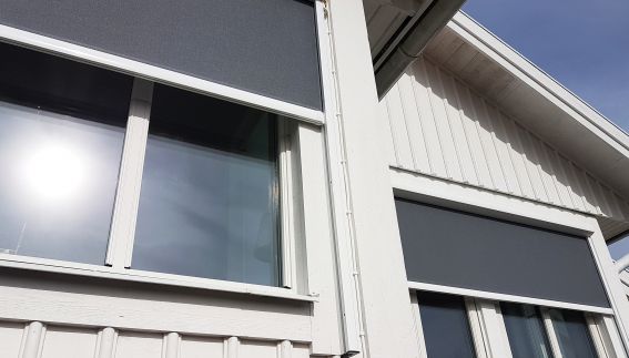 Zip-screen, en vindtålig markis här på västkusten