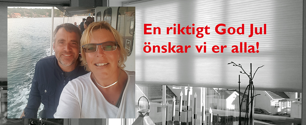 Vill önska er, alla fantastiska kunder, vänner och leverantörer, en riktigt God Jul från oss på Smögen.